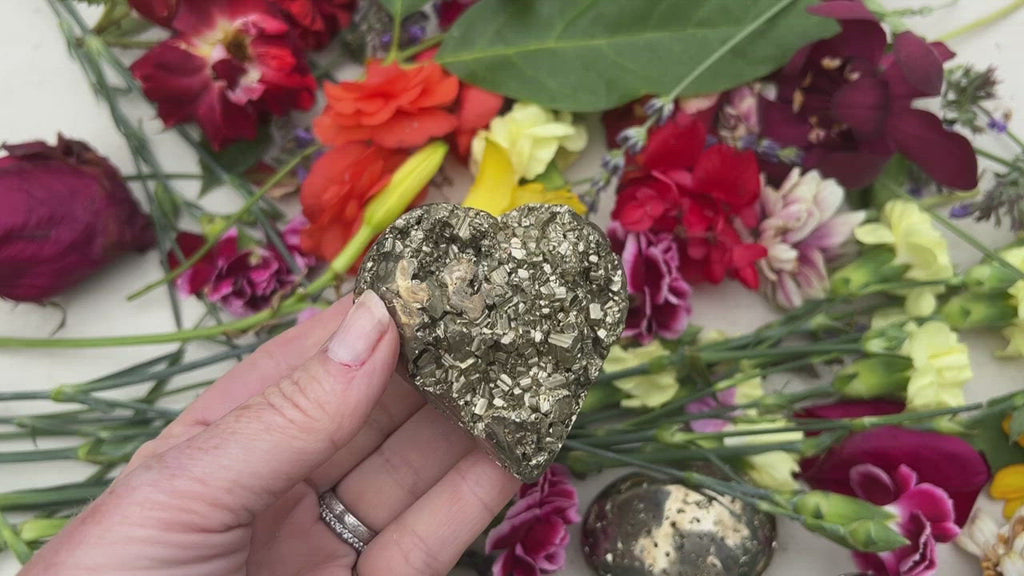 video of pyrite heart