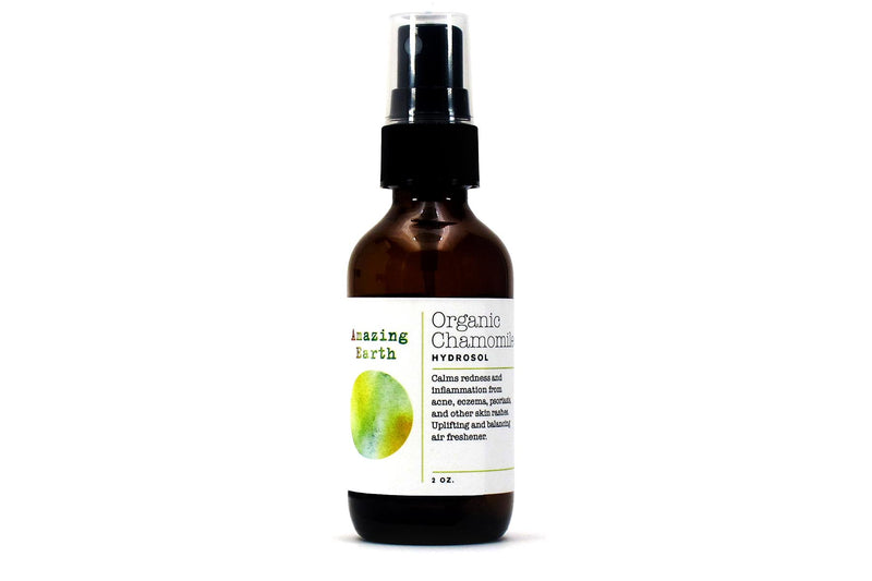 organic chamomile hydrosol bottle