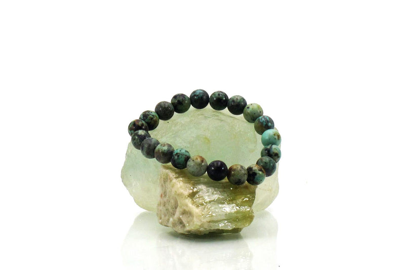 turquoise energy bracelet with crystal